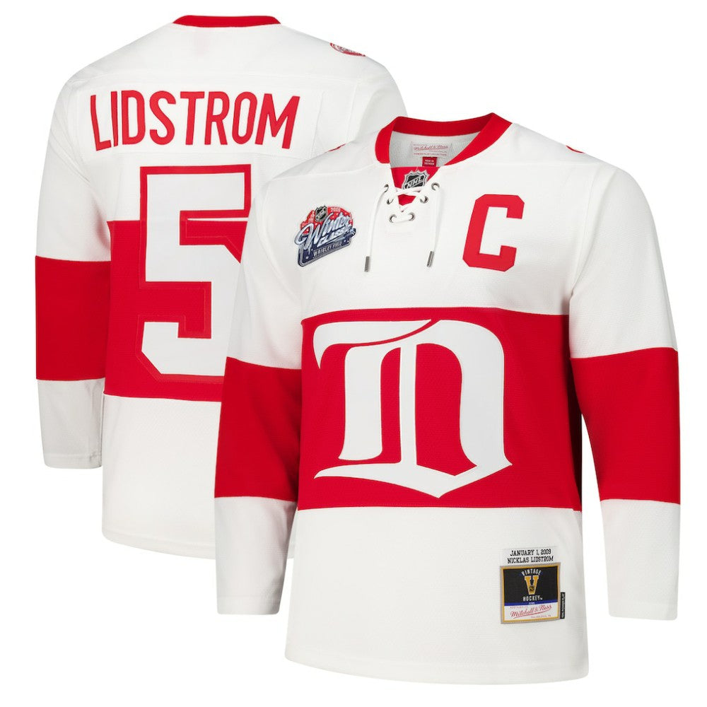 Nicklas Lidstrom Detroit Red Wings 2008-09 Power Play Jersey - White - NHL