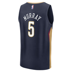 Dejounte Murray New Orleans Pelicans Fast Break Replica Player Jersey Icon Edition Navy - NBA