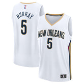 Dejounte Murray New Orleans Pelicans Youth Fast Break Replica Player Jersey Association White Edition - NBA