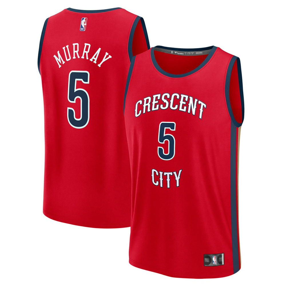 Dejounte Murray New Orleans Pelicans Fast Break Replica Player Jersey Statement Edition Red - NBA