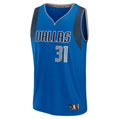Klay Thompson Dallas Mavericks Fast Break Replica Player Jersey Icon Editi- Blue - NBA