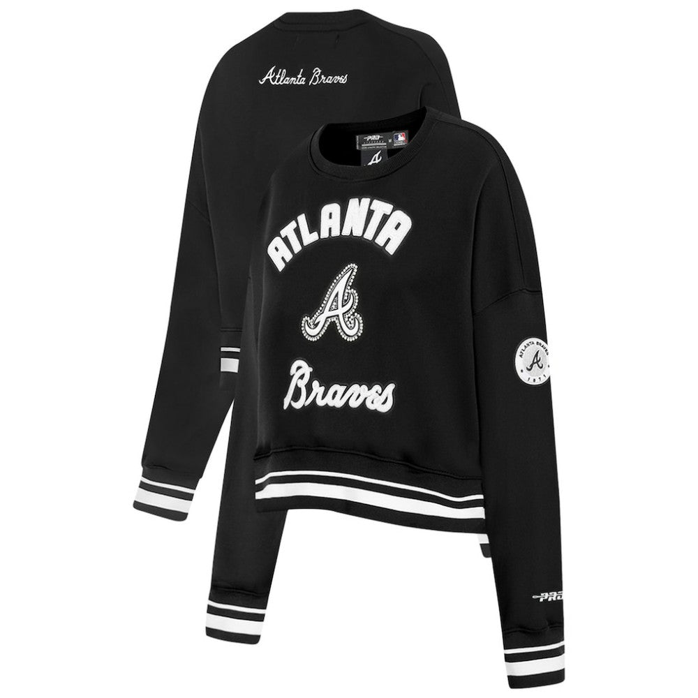 Atlanta Braves Pro Standard Women's Pearl Cropped Pullover Sweatshirt
- MLB
