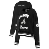 Atlanta Braves Pro Standard Women's Pearl Cropped Pullover Sweatshirt
- MLB