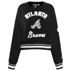 Atlanta Braves Pro Standard Women's Pearl Cropped Pullover Sweatshirt
- MLB