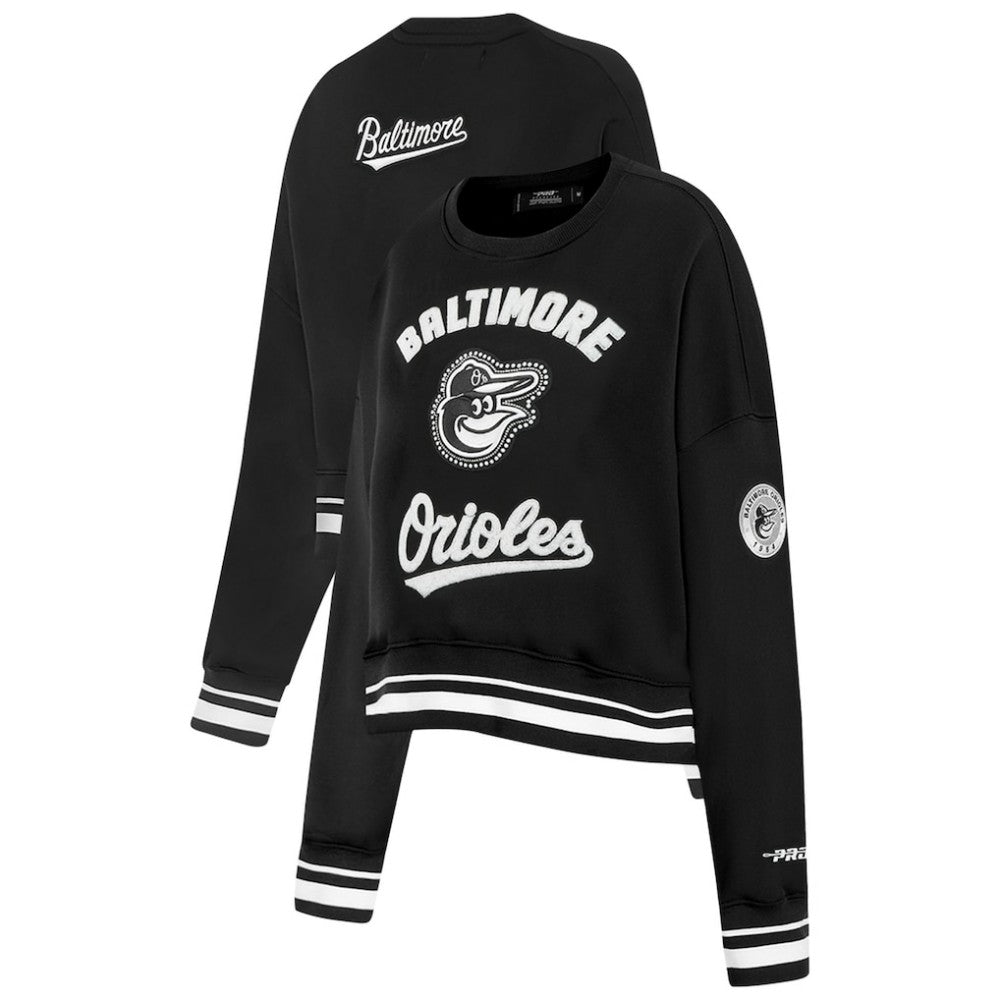 Baltimore Orioles Pro Standard Women's Pearl Cropped Pullover Sweatshirt
- MLB