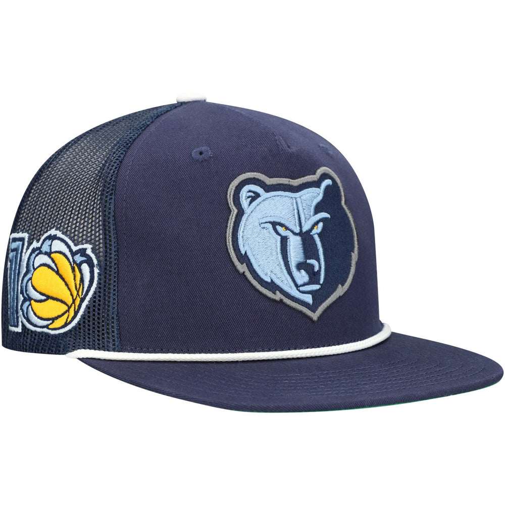 Memphis Grizzlies Roper Trucker Snapback Hat Navy - NBA