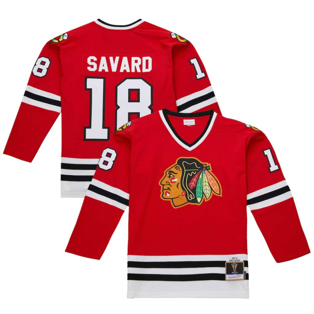 Denis Savard Chicago Blackhawks 1980-81 Power Play Jersey - Scarlet - NHL