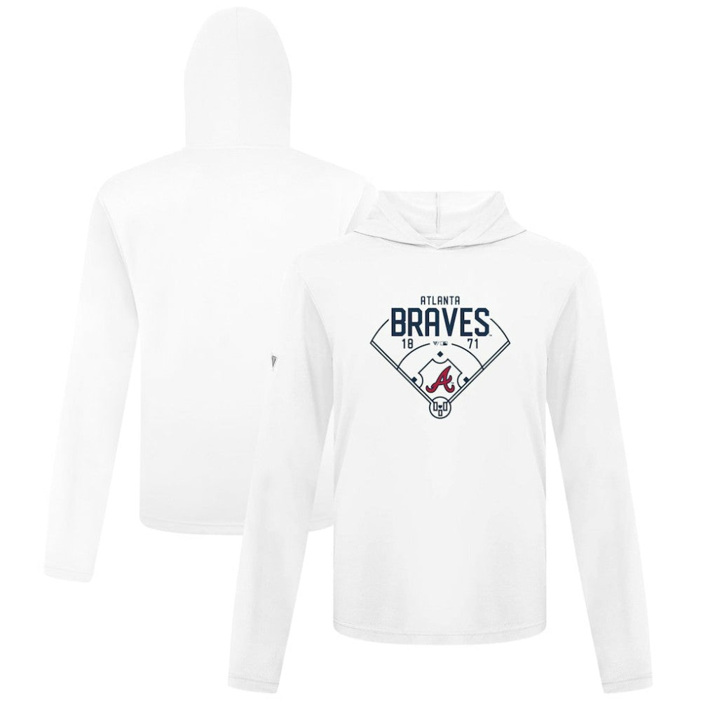 Atlanta Braves Levelwear Anthem Home Field Pullover Hoodie - MLB