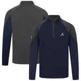 Atlanta Braves Levelwear Cadet Insignia 2.0 Raglan Quarter-Zip Jacket - MLB