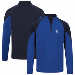 Kansas City Royals Levelwear Cadet Insignia 2.0 Raglan Quarter-Zip Jacket - MLB