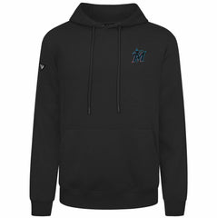 Miami Marlins Levelwear Podium Primary Pullover Hoodie - MLB