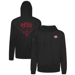 Cincinnati Reds Levelwear Podium Primary Pullover Hoodie - MLB