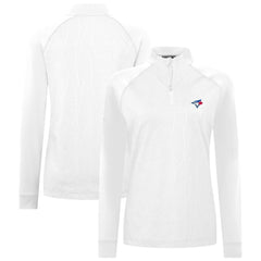 Toronto Blue Jays Levelwear Women's Amethyst Insignia 2.0 Quarter-Zip Jacket - MLB