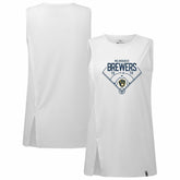 Milwaukee Brewers Levelwear Women's Influx Home Field Tank Top - MLB