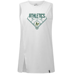 Athletics Levelwear Women's Influx Home Field Tank Top - MLB