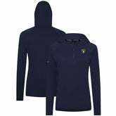 Milwaukee Brewers Levelwear Women's Raven Insignia 2.0 Quarter-Zip Jacket - MLB