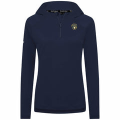 Milwaukee Brewers Levelwear Women's Raven Insignia 2.0 Quarter-Zip Jacket - MLB
