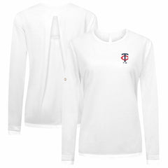 Minnesota Twins Levelwear Women's Sequoia Primary Logo Long Sleeve T-Shirt - MLB