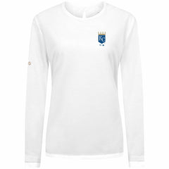 Kansas City Royals Levelwear Women's Sequoia Primary Logo Long Sleeve T-Shirt - MLB