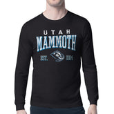 Utah Mammoth Starter Retro Graphic Long Sleeve T-Shirt - Black - NHL