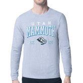 Utah Mammoth Starter Retro Graphic Long Sleeve T-Shirt - Heather Gray - NHL