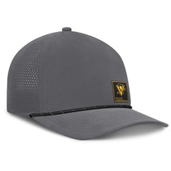 Pittsburgh Penguins Fanatics Captain Rope Adjustable Hat - Gray - NHL