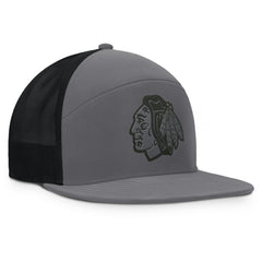 Chicago Blackhawks Fanatics Fairweather Adjustable Hat - Charcoal - NHL