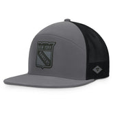 New York Rangers Fanatics Fairweather Adjustable Hat - Charcoal - NHL
