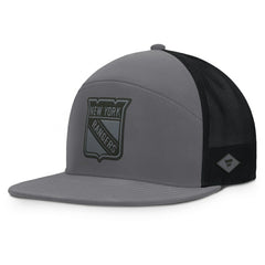 New York Rangers Fanatics Fairweather Adjustable Hat - Charcoal - NHL