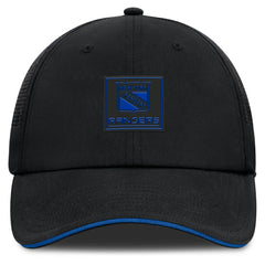 New York Rangers Fanatics Driver Adjustable Hat - Black - NHL