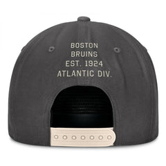 Boston Bruins Fanatics Closer Adjustable Hat - Charcoal - NHL