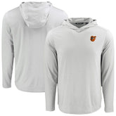 Baltimore Orioles Cutter & Buck Coastline Epic Comfort Recycled Eco Hoodie Long Sleeve T-Shirt - MLB