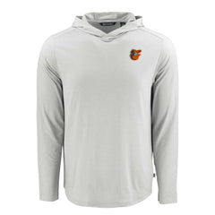 Baltimore Orioles Cutter & Buck Coastline Epic Comfort Recycled Eco Hoodie Long Sleeve T-Shirt - MLB