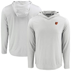 Baltimore Orioles Cutter & Buck Coastline Epic Comfort Recycled Eco Hoodie Long Sleeve T-Shirt - MLB