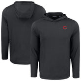 Cincinnati Reds Cutter & Buck Coastline Epic Comfort Recycled Eco Hoodie Long Sleeve T-Shirt - MLB