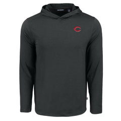 Cincinnati Reds Cutter & Buck Coastline Epic Comfort Recycled Eco Hoodie Long Sleeve T-Shirt - MLB