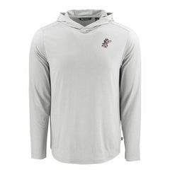 Cincinnati Reds Cutter & Buck Coastline Epic Comfort Recycled Eco Hoodie Long Sleeve T-Shirt - MLB