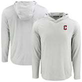 Cleveland Guardians Cutter & Buck Coastline Epic Comfort Recycled Eco Hoodie Long Sleeve T-Shirt - MLB