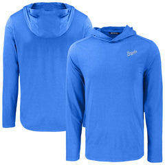Kansas City Royals Cutter & Buck Coastline Epic Comfort Recycled Eco Hoodie Long Sleeve T-Shirt - MLB