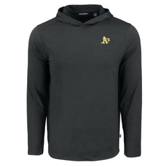 Athletics Cutter & Buck Coastline Epic Comfort Recycled Eco Hoodie Long Sleeve T-Shirt - MLB