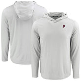 Philadelphia Phillies Cutter & Buck Coastline Epic Comfort Recycled Eco Hoodie Long Sleeve T-Shirt - MLB