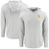 San Diego Padres Cutter & Buck Coastline Epic Comfort Recycled Eco Hoodie Long Sleeve T-Shirt - MLB