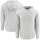 Pittsburgh Pirates Cutter & Buck Coastline Epic Comfort Recycled Eco Hoodie Long Sleeve T-Shirt - MLB
