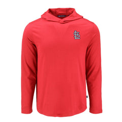 St. Louis Cardinals Cutter & Buck Coastline Epic Comfort Recycled Eco Hoodie Long Sleeve T-Shirt - MLB