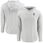 Seattle Mariners Cutter & Buck Coastline Epic Comfort Recycled Eco Hoodie Long Sleeve T-Shirt - MLB
