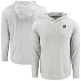 Washington Nationals Cutter & Buck Coastline Epic Comfort Recycled Eco Hoodie Long Sleeve T-Shirt - MLB