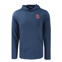 St. Louis Cardinals Cutter & Buck Coastline Epic Comfort Recycled Eco Hoodie Long Sleeve T-Shirt - MLB