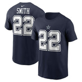 Emmitt Smith Dallas Cowboys Retired Player Name & Number T-Shirt Navy | Nike for Sale
