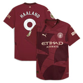 Erling Haaland Manchester City 2024/25 Third Player Jersey Burgundy | Puma Online