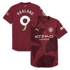 Erling Haaland Manchester City 2024/25 Third Player Jersey Burgundy | Puma Online